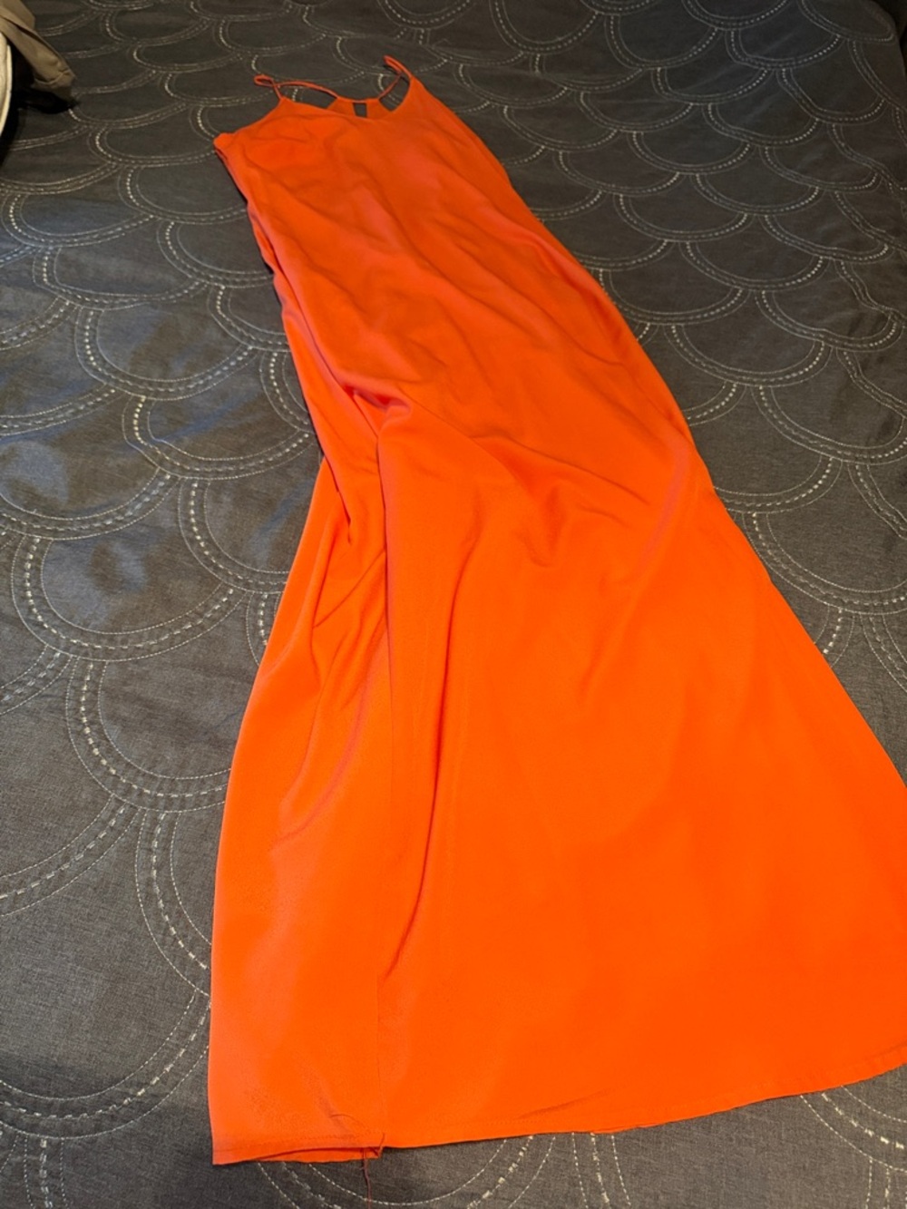 Old Navy Bright Orange Maxi Dress